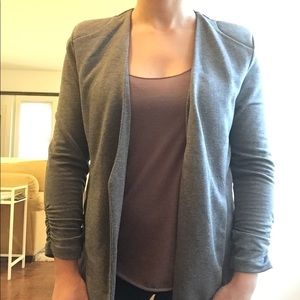 Structured Blazer with Shoulder Pads